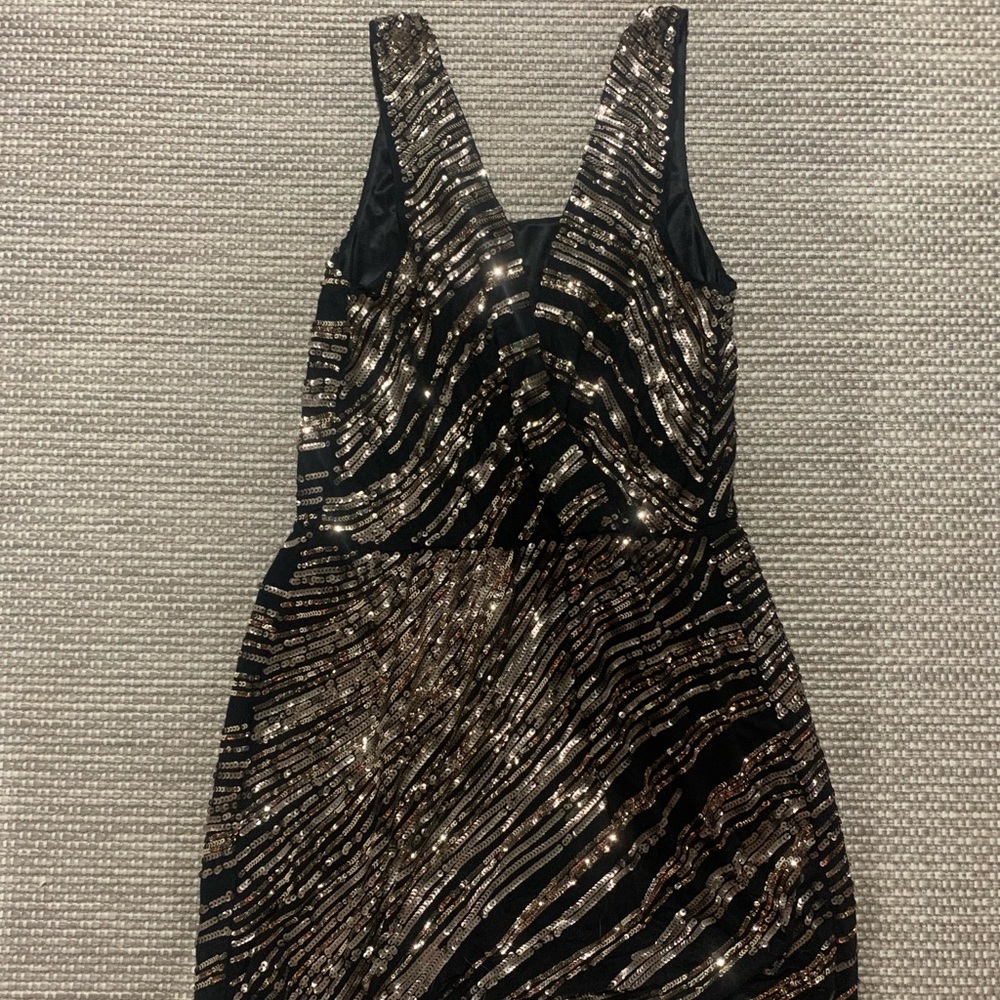 Black & Gold cocktail dress